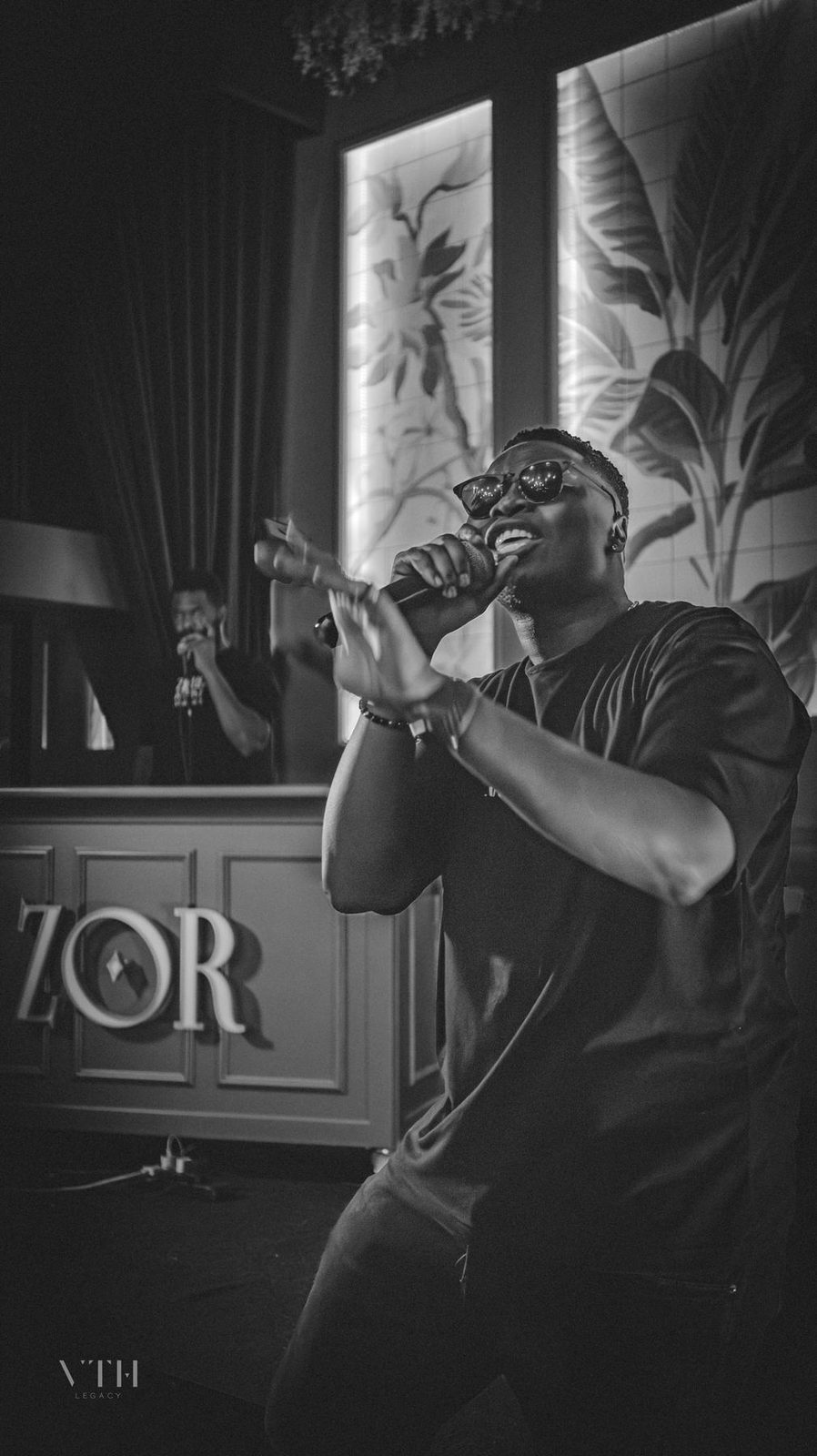 Zanoxolo singing on stage at YAMS, Johannesburg